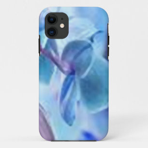 Coque iPhone 11 blue flower_ iphone