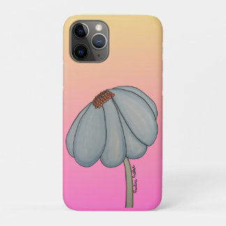 Case-Mate iPhone Case Blue Flower with pink background