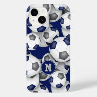 Blue gris équipe couleurs filles bals de football
