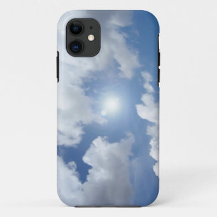 Coque iPhone 11 Blue Heaven Nuages + vos idées