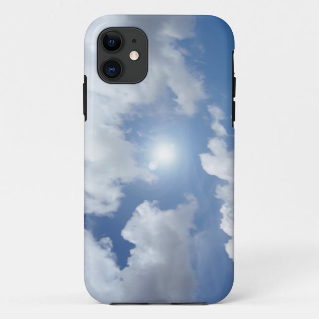 Coques Case-Mate iPhone Blue Heaven Nuages + vos idées (Dos)