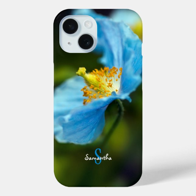 Coques Case-Mate iPhone Blue Himalayan Poppy Phone case (Verso)