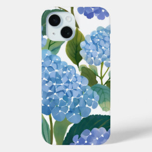 Coque Case-Mate iPhone Blue Hydrangeas Beau Floral Bush