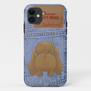 Coques Pour iPhone Blue Jean Dachshund Butt