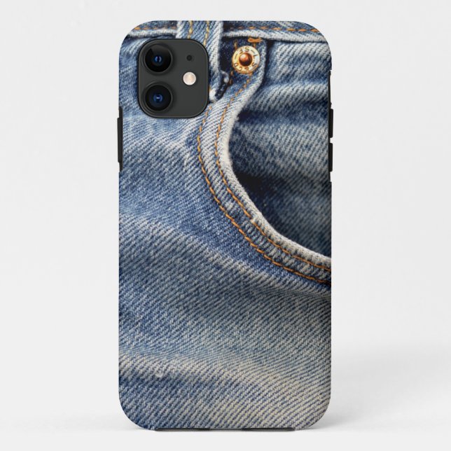 Coques Case-Mate iPhone Blue Jeans iPhone 5/5S, à peine là (Dos)