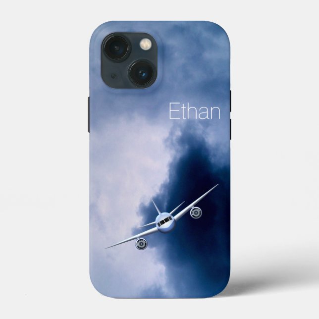 Coques Case-Mate iPhone Blue Jet Plane dans le Sky Pilot Aviation Xtreme (Verso)