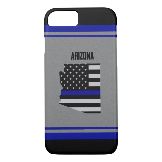 Coques Case-Mate iPhone Blue Line mince Arizona (Dos)
