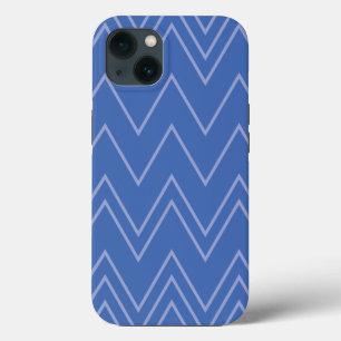 Case-Mate iPhone Case Blue, moderne, simple, cool, trendy zigzag
