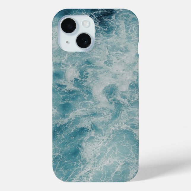 Coques Case-Mate iPhone Blue Ocean Summer Beach Waves (Verso)