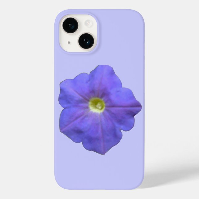 Coques Case-Mate iPhone Blue Petunia (Verso)