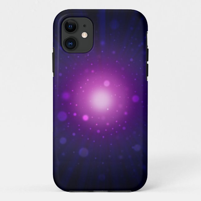 Coques Case-Mate iPhone Blue Purple Space Galaxy étoiles Abstrait (Dos)