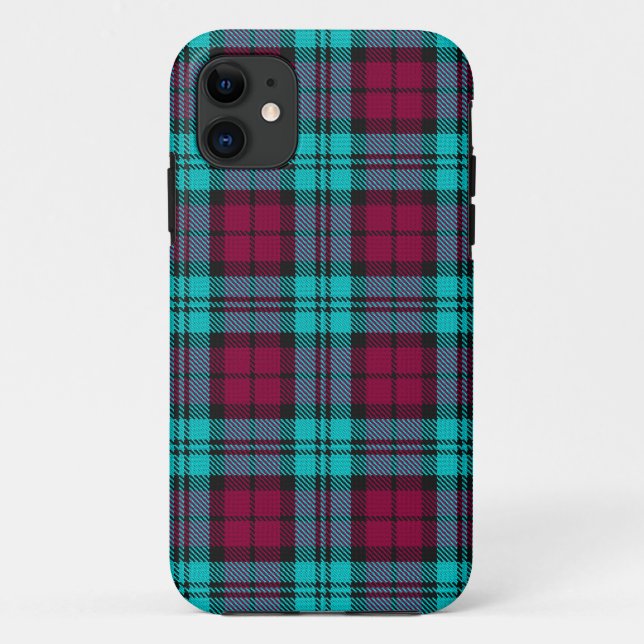 Coques Case-Mate iPhone Blue Red Campbell Tartan Blackwatch Plaid (Dos)