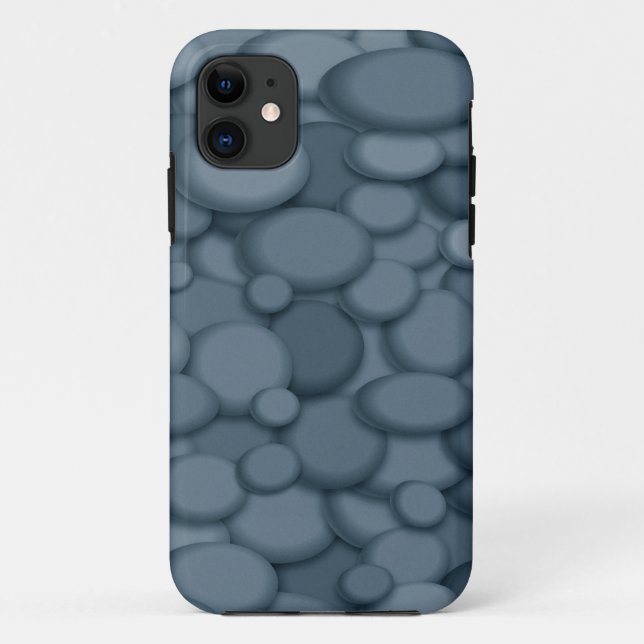 Coques Case-Mate iPhone Blue River Rock Pebles Art (Dos)