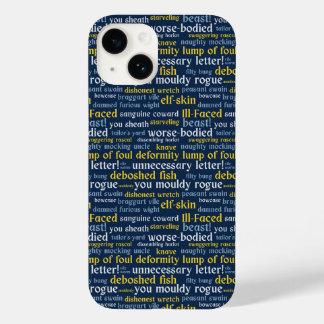 Coque Case-Mate iPhone Blue Shakespeare Insult Funny Classique littératur