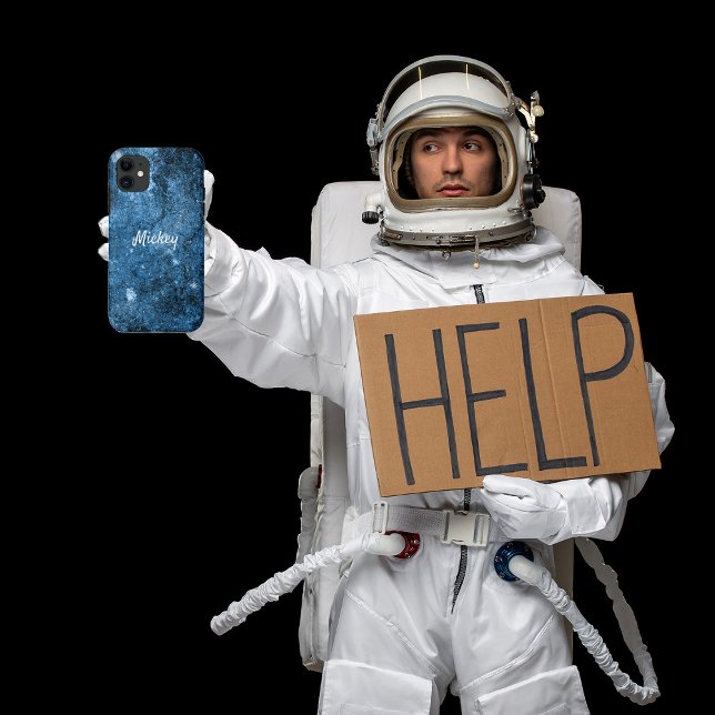 Coques Case-Mate iPhone Blue Space Rock (Créateur téléchargé)