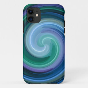 Etui iPhone Case-Mate Blue Spiral Abstract