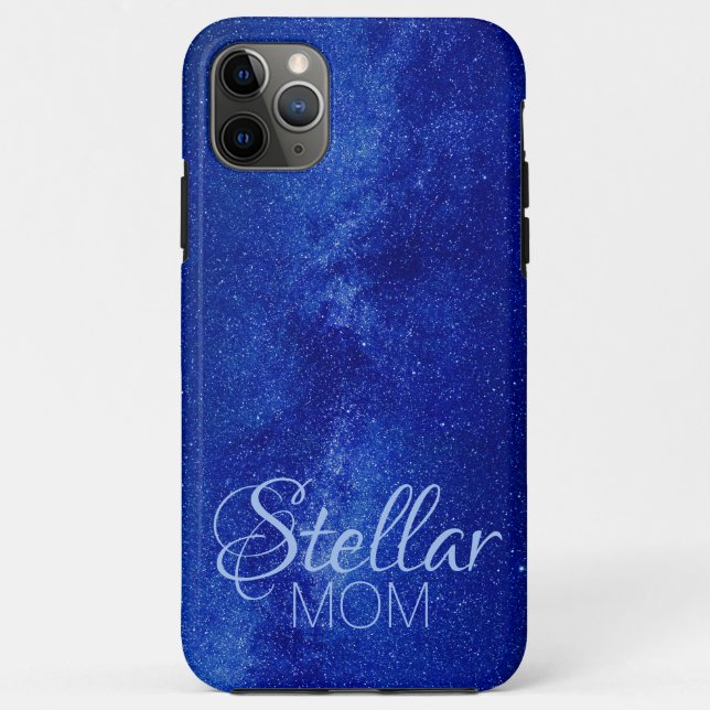 Coques Case-Mate iPhone Blue Stellar Maman (Dos)