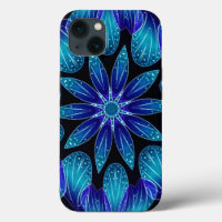 Blue & Teal Petals Mandala
