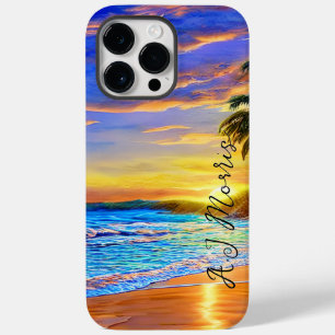 Coque Case-Mate iPhone Blue Turquoise Ocean Sunset
