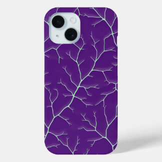 Coque Case-Mate iPhone Blue-Violet Branch Design iPhone Case