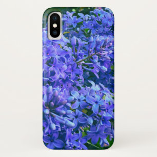 Case-Mate iPhone Case Blue violet lilas romantique bleu floral photo