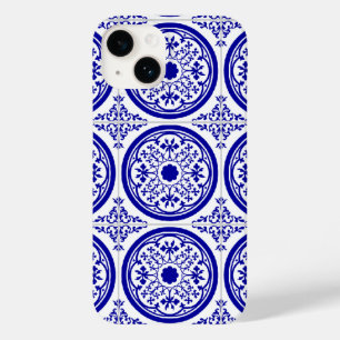 Coque Case-Mate iPhone Blue White Delft Inspiré Faux Tile iPhone