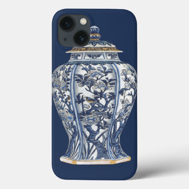 Coques Case-Mate iPhone Blue & White Porcelain Vase by Vision Studio (Verso)