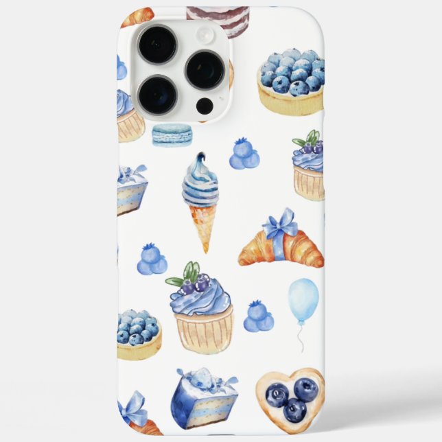Coques Case-Mate iPhone Blueberry Sweets (Verso)