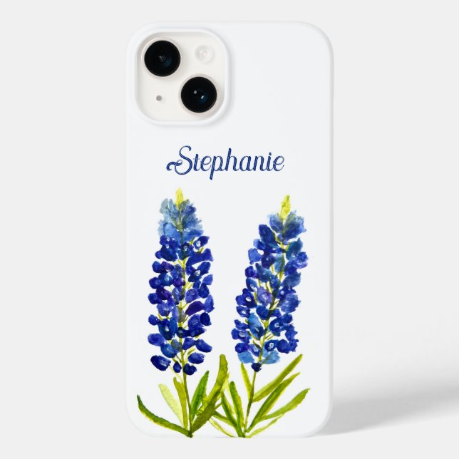 Coques Case-Mate iPhone Bluebonnets Texas Fleur Floral Texan Gorgee (Verso)