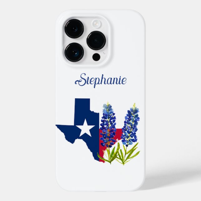 Coques Case-Mate iPhone Bluebonnets Texas Fleur Floral Texan Gorgee (Verso)