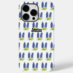 Coque Case-Mate iPhone Bluebonnets Texas Flowers Fleur sauvage Aquarelle