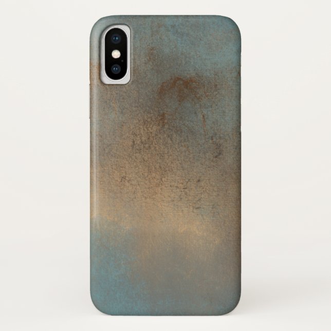 Coques Case-Mate iPhone Blues Abstrait Art Brown (Dos)