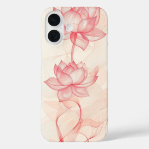 Coque Pour iPhone 16 Blush Floral Duo