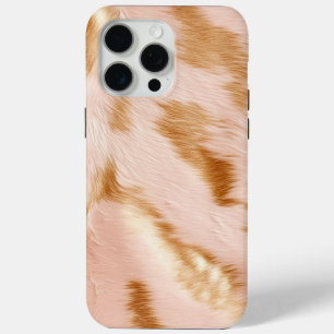 Coque Case-Mate iPhone Blush Gold Cowgirl Cowhide