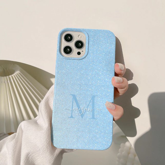 Coques Case-Mate iPhone Blush Sky Blue Diamond Parties scintillant Ombre C (Créateur téléchargé)