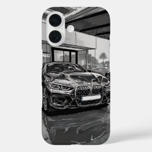 Coque Pour iPhone 16 BMW - Shadow Grille Dominance