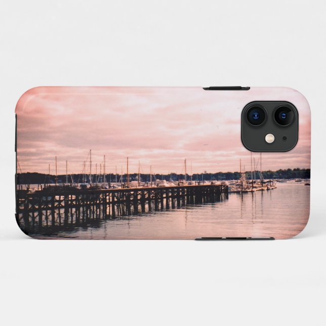 Coques Case-Mate iPhone Boat Dock Poster (Dos (Horizontal))