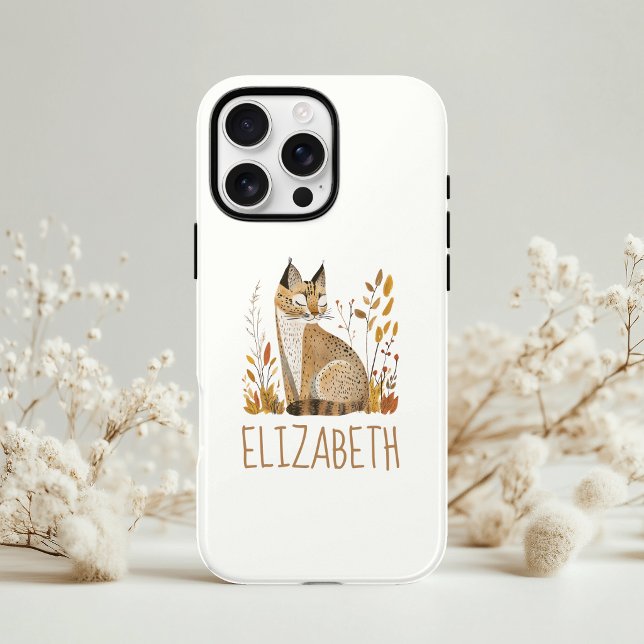Coques Case-Mate iPhone Bobcat des Bois Personnalisé Mignon (Créateur téléchargé)