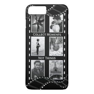 Coque iPhone 7 Plus Bobine de film noire et blanche