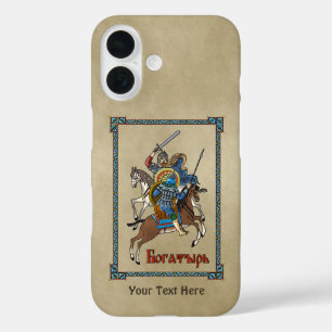 Coque Pour iPhone 16 Bogatyr russe médiéval