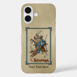Coque Pour iPhone 16 Bogatyr russe médiéval