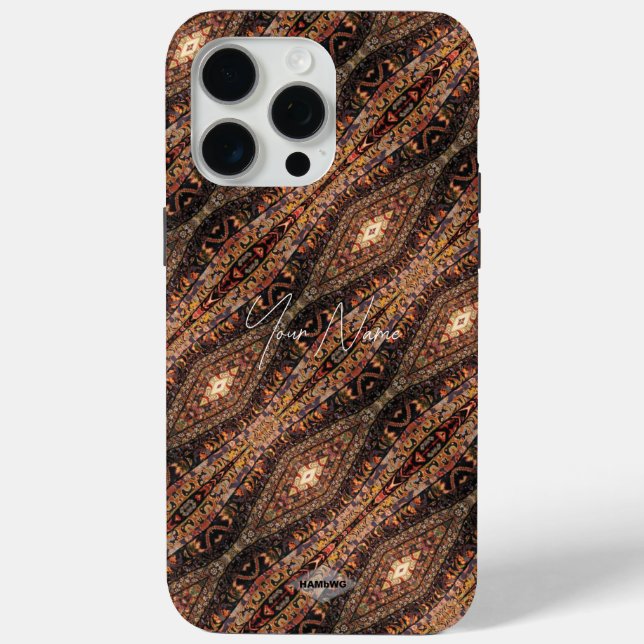 Coques Case-Mate iPhone Bohème de téléphone portable d'impression (Verso)