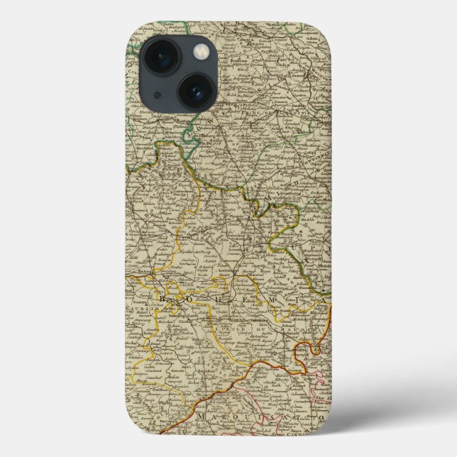 Coques Case-Mate iPhone Bohême, Silésie, Moravie, Lusace (Verso)