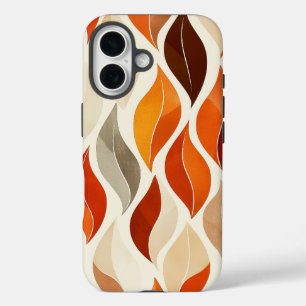 Coque Pour iPhone 16 Boho Automne Quitte Le Cas Téléphone