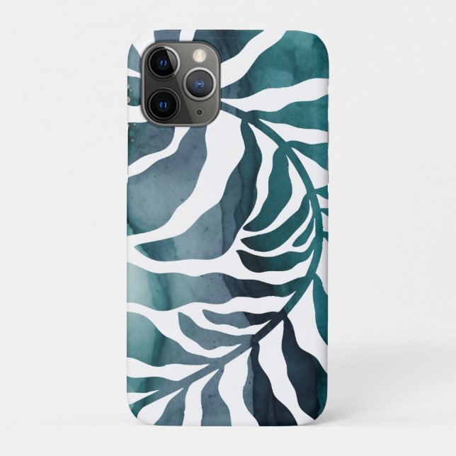 Coques Case-Mate iPhone Boho Botanique Kelp Plante Aquarelle Matisse (Dos)
