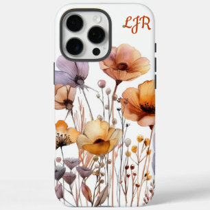Coque iPhone 16 Pro Max Boho Chic Aquarelle Florale