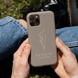 Coque Case-Mate iPhone Boho Chic Minimaliste Rustique Personnalisé