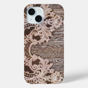 Coque Case-Mate iPhone boho chic Rustique Western Country Grange dentelle