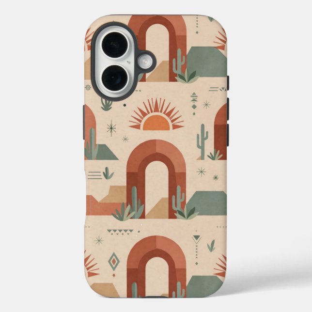 Coques Case-Mate iPhone Boho Desert Arches Sunset Minimal Case (Verso)