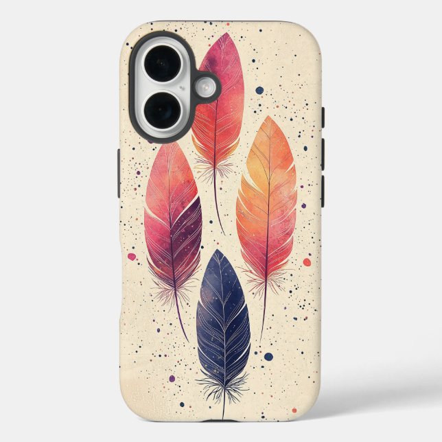Coques Case-Mate iPhone Boho Feather Dance Téléphone Case (Verso)